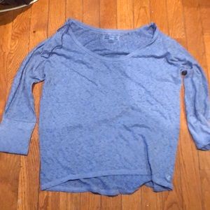 Wm XS American Eagle Crop Top - Blue